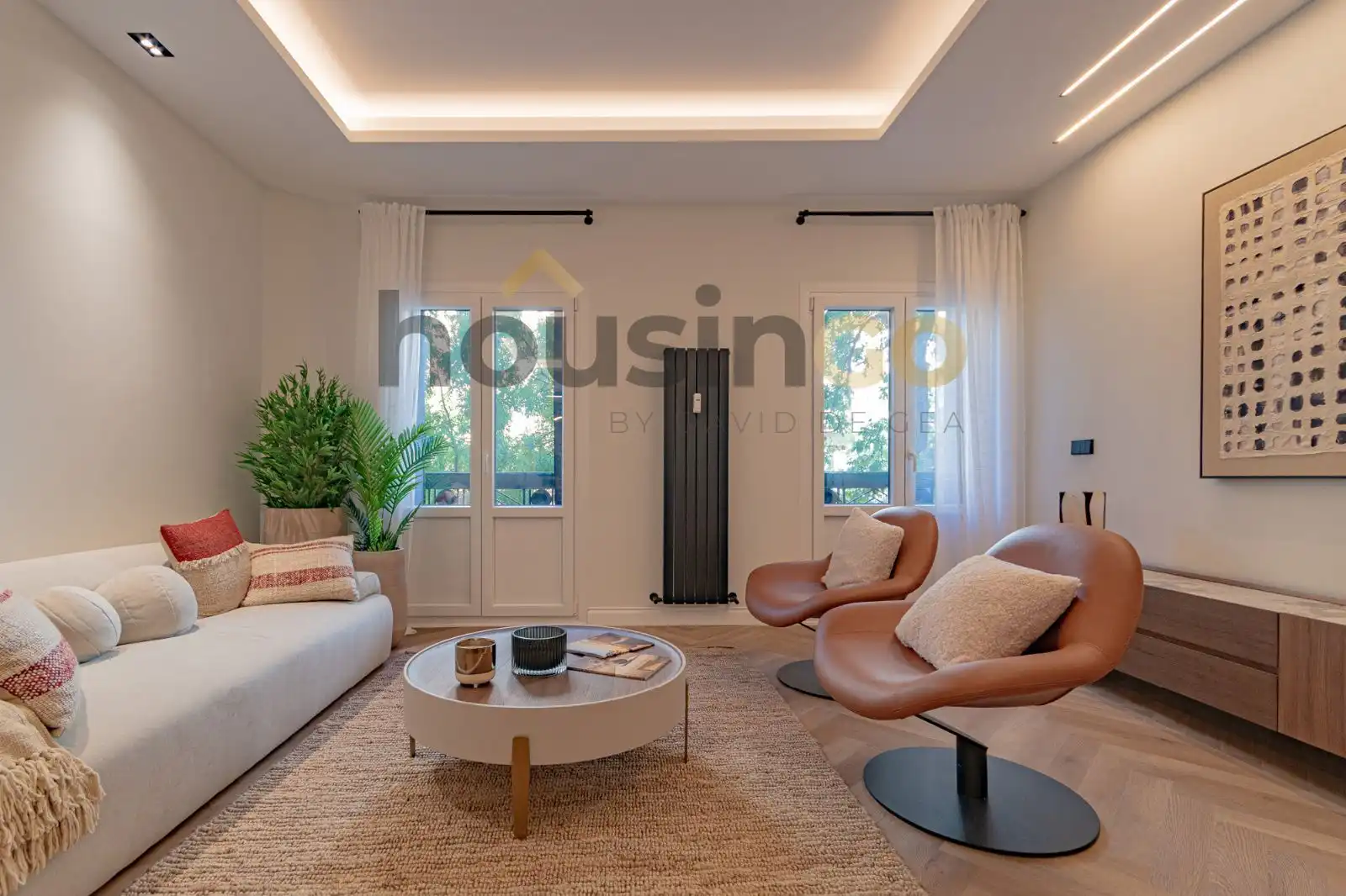 Sala d'estar de Pis en venda en Barrio de Salamanca