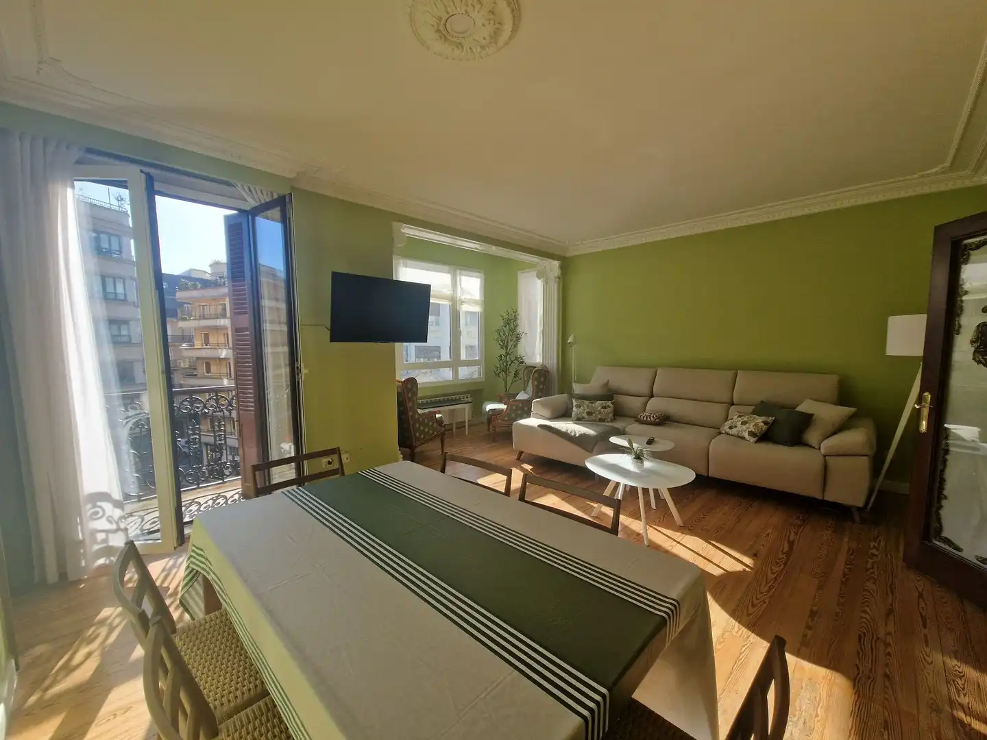 Sala d'estar de Pis de lloguer en Donostia - San Sebastián 