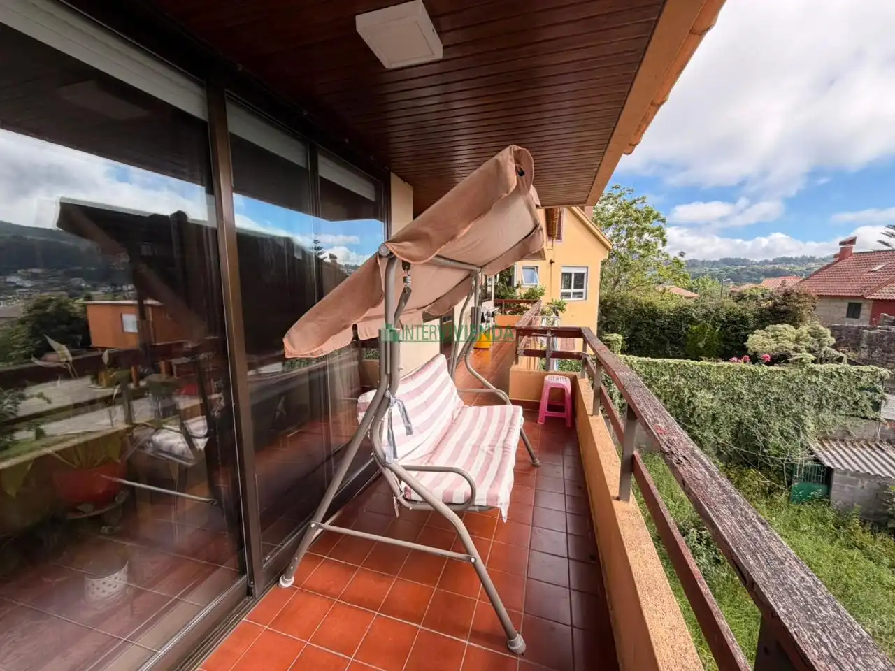 Terraza de Casa o chalet en venta en Vigo  con Calefacción, Jardín privado y Terraza