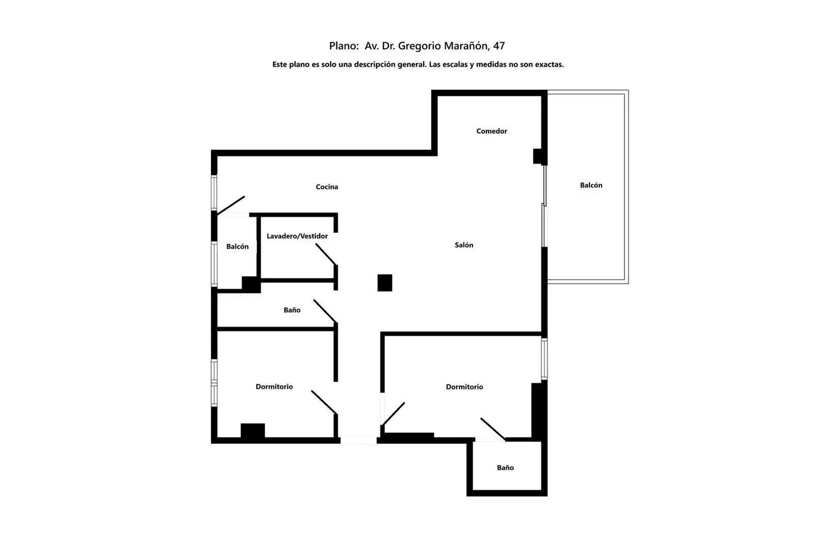 Apartamento con terraza en venta en Avenida Av. Dr. Gregorio Marañón 47, imagen 60