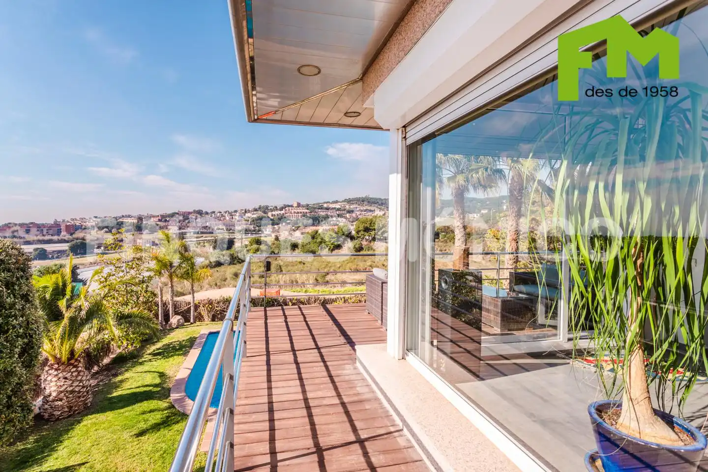 Terrassa de Casa o xalet de lloguer en Teià amb Aire condicionat, Calefacció i Jardí privat