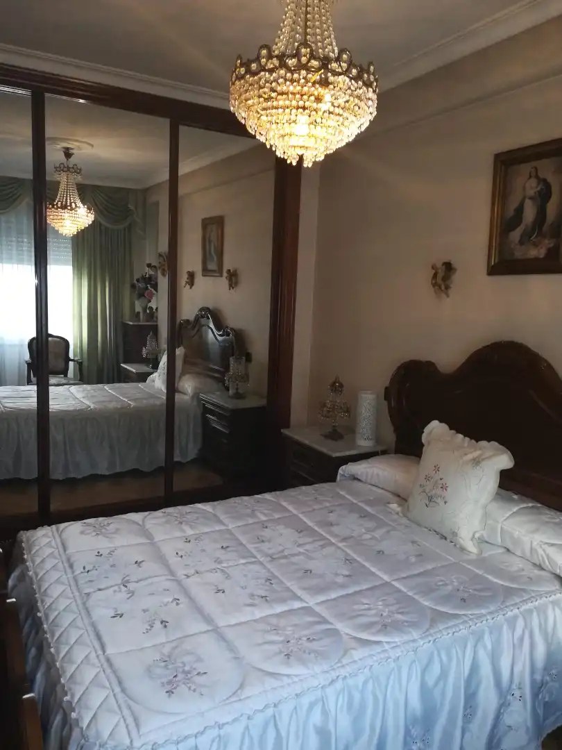 Bedroom of Flat for sale in Móstoles  with Heating, Parquet flooring and Terrace