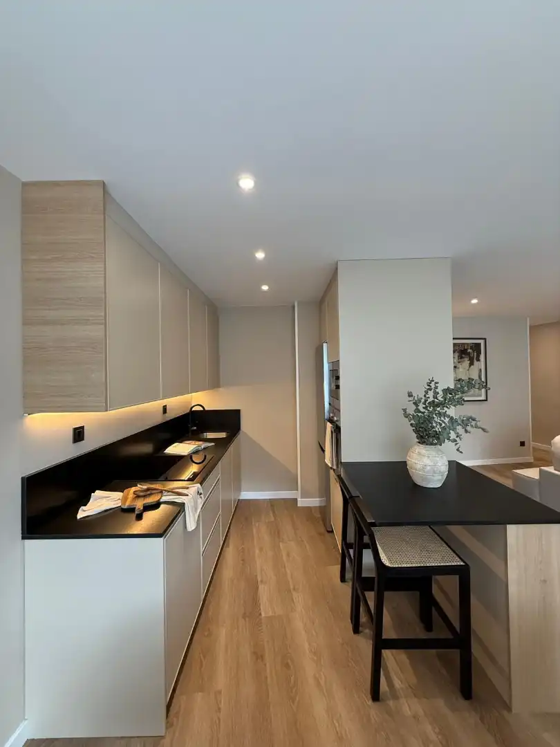 Kitchen of Flat for rent in Salamanca  with Heating, Parquet flooring and Terrace
