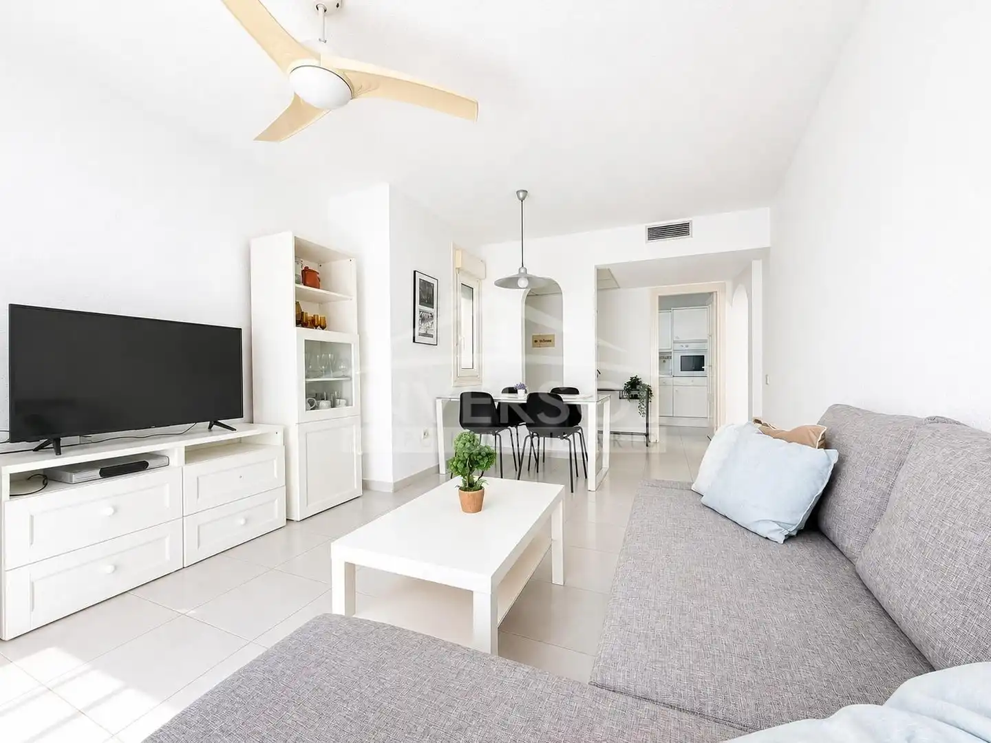 Sala de estar de Piso en venta en El Ejido con Amueblado