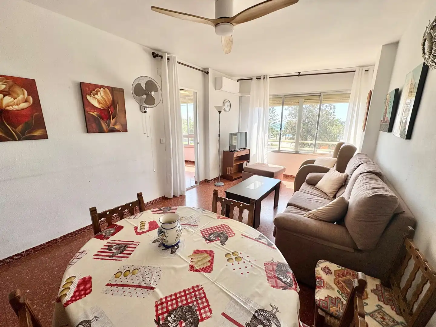 Sala d'estar de Apartament de lloguer en Vélez-Málaga