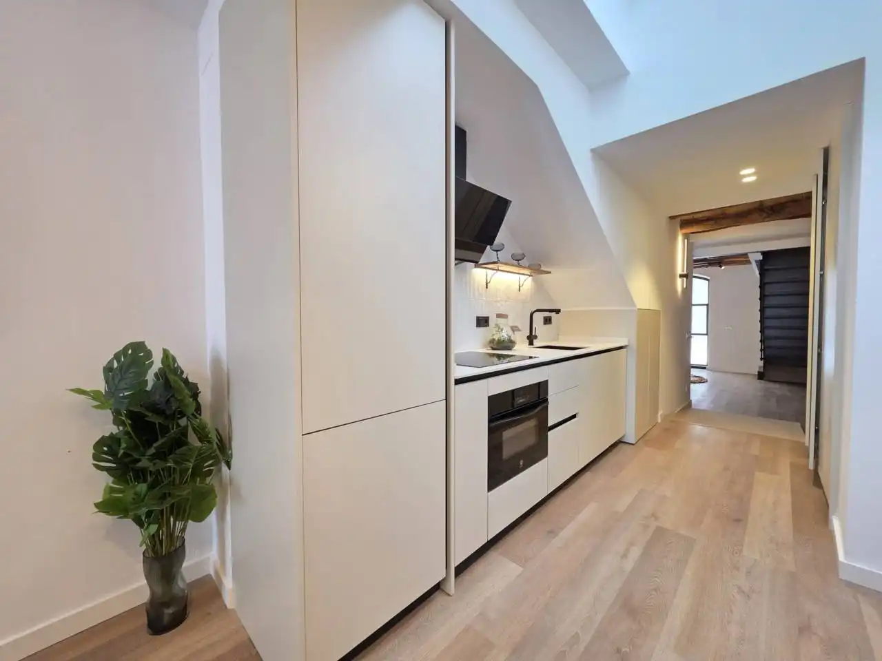 Kitchen of Duplexes for sale in Barcelona  with Air Conditioner, Heating and Parquet flooring