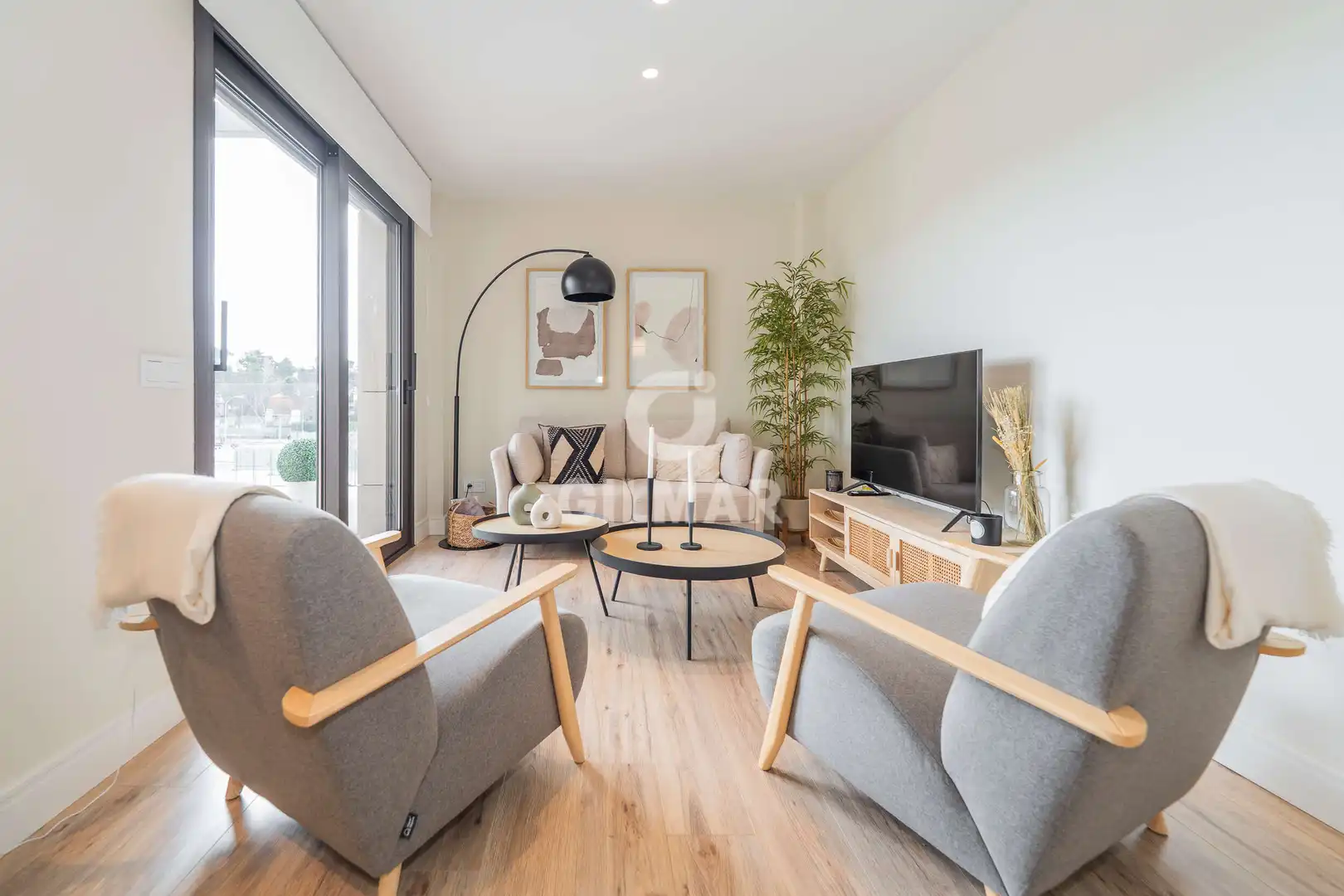 Sala de estar de Ático en venta en Madrid con Calefacción, Jardín privado y Trastero