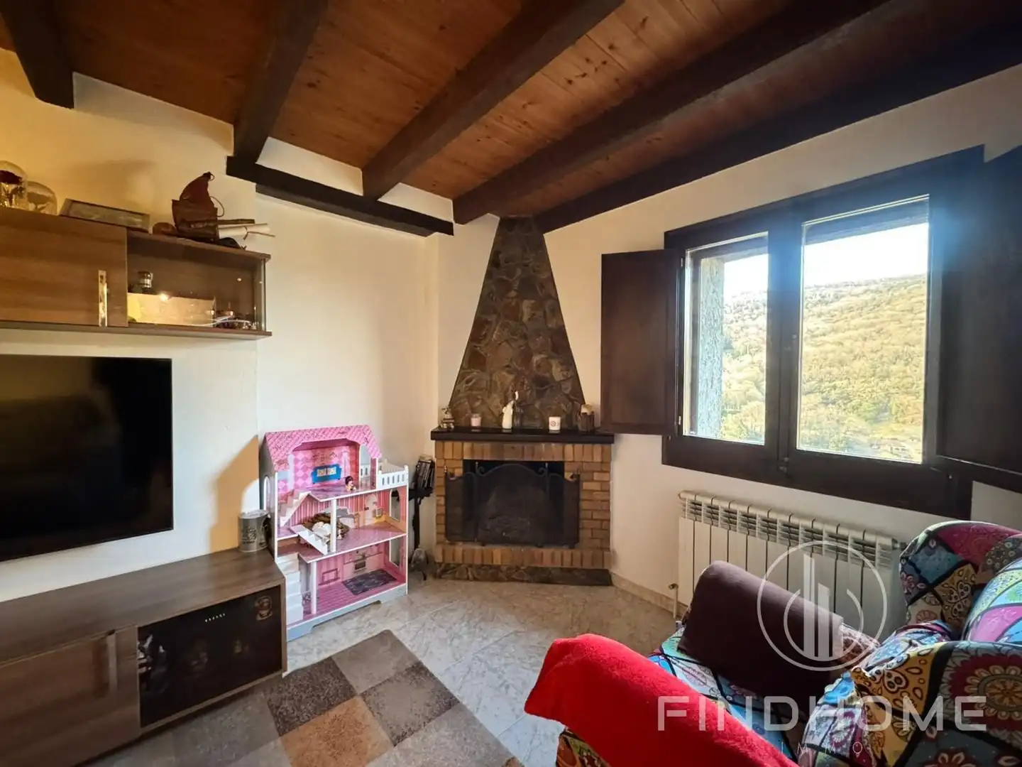 Sala de estar de Casa o chalet en venta en Castellfollit de la Roca con Calefacción y Terraza