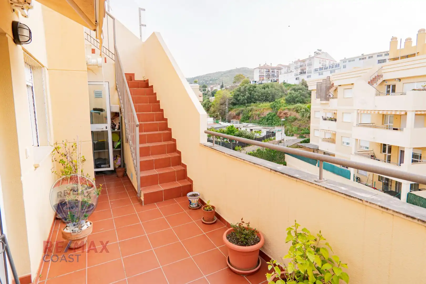 Balcony of Attic for rent in Torrox  with Air Conditioner, Private garden and Terrace