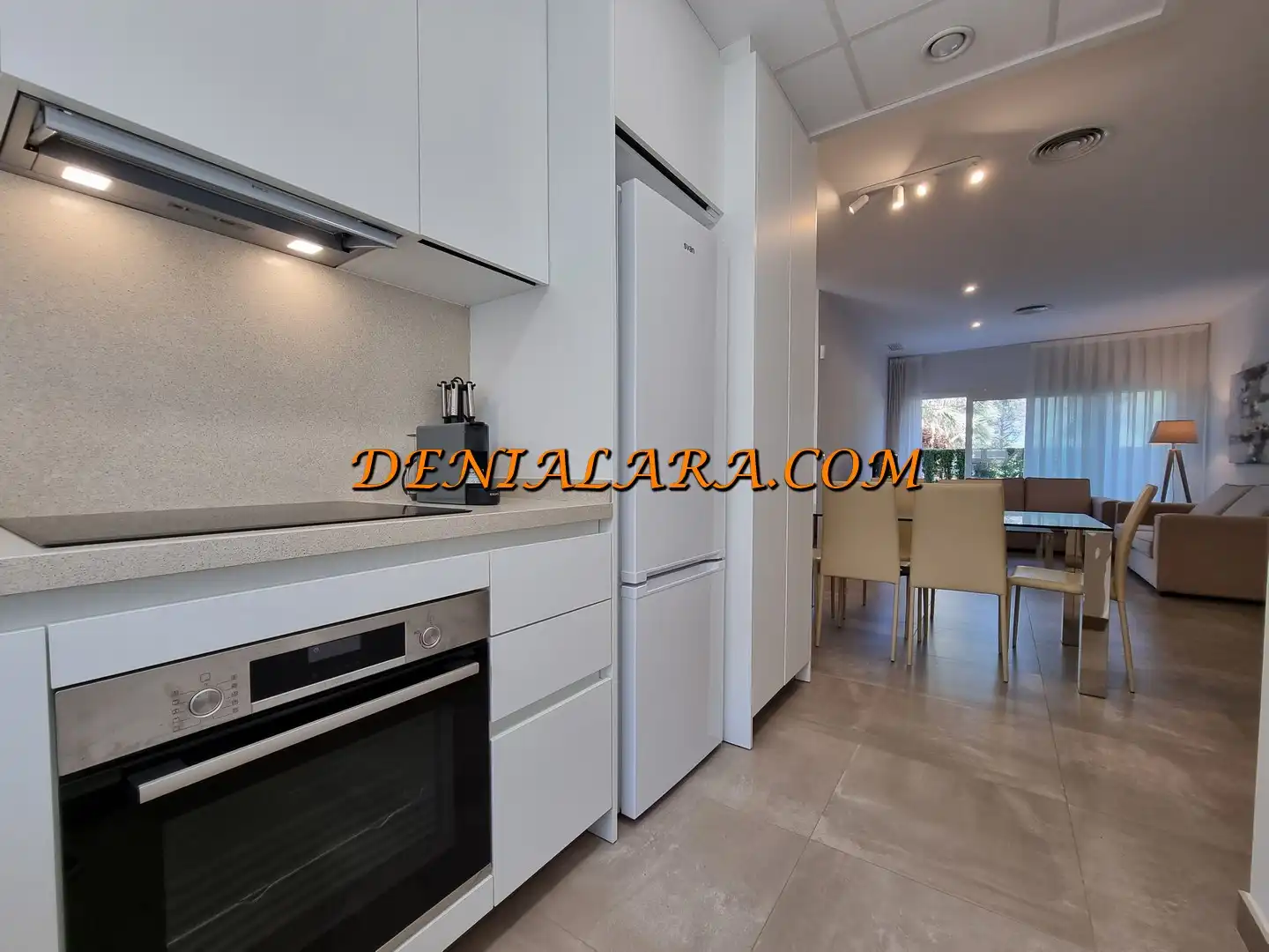 Cocina de Apartamento en venta en Oliva con Aire acondicionado, Jardín privado y Terraza