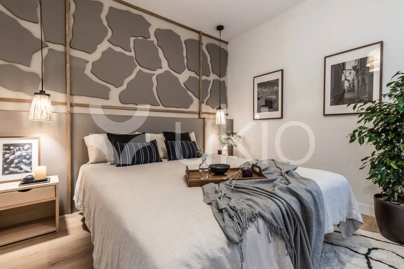 Habitación de Apartamento de alquiler en Madrid con Aire acondicionado, Calefacción y Amueblado
