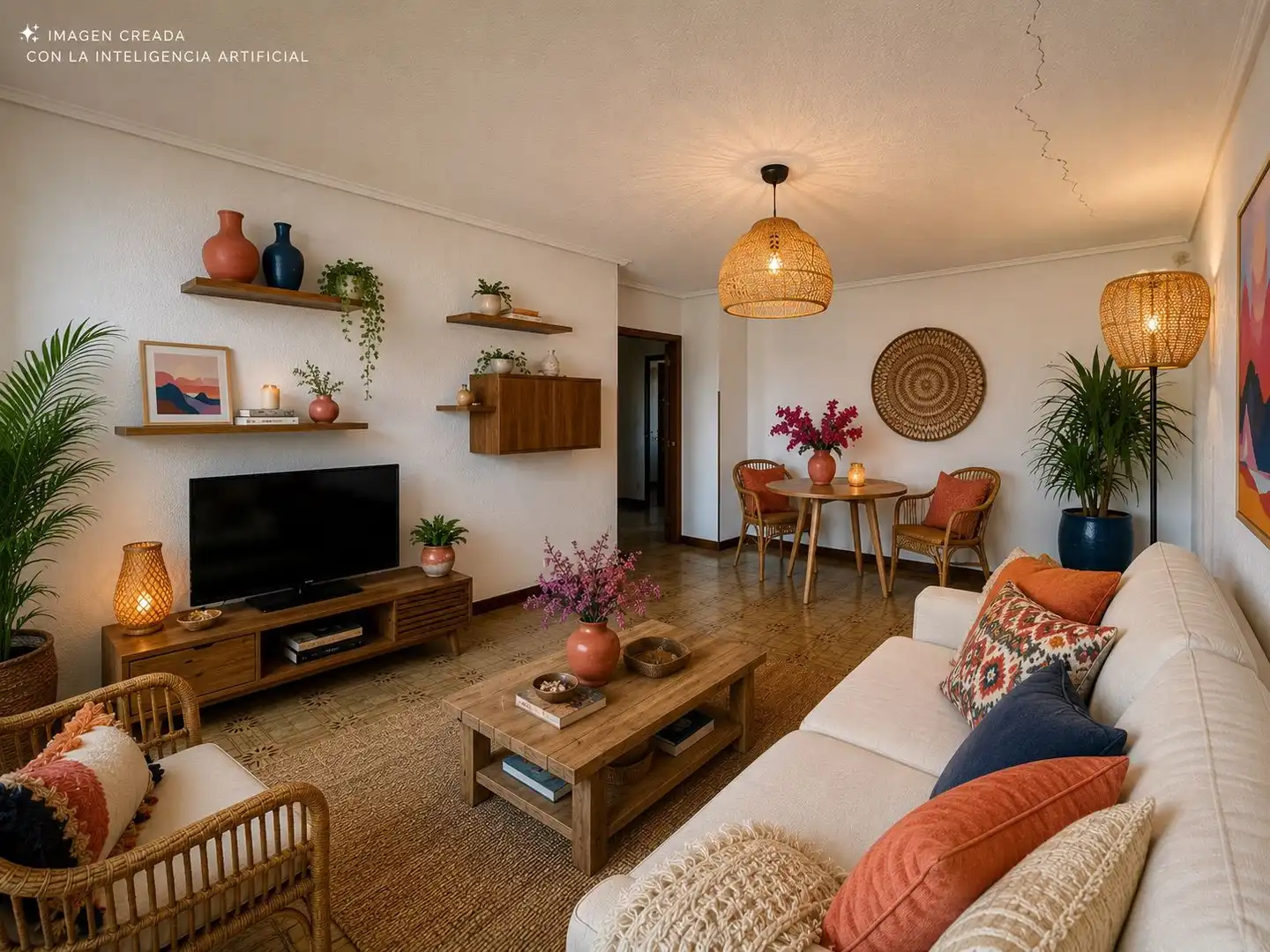 Living room of Flat for sale in Laredo  with Heating, Terrace and Balcony