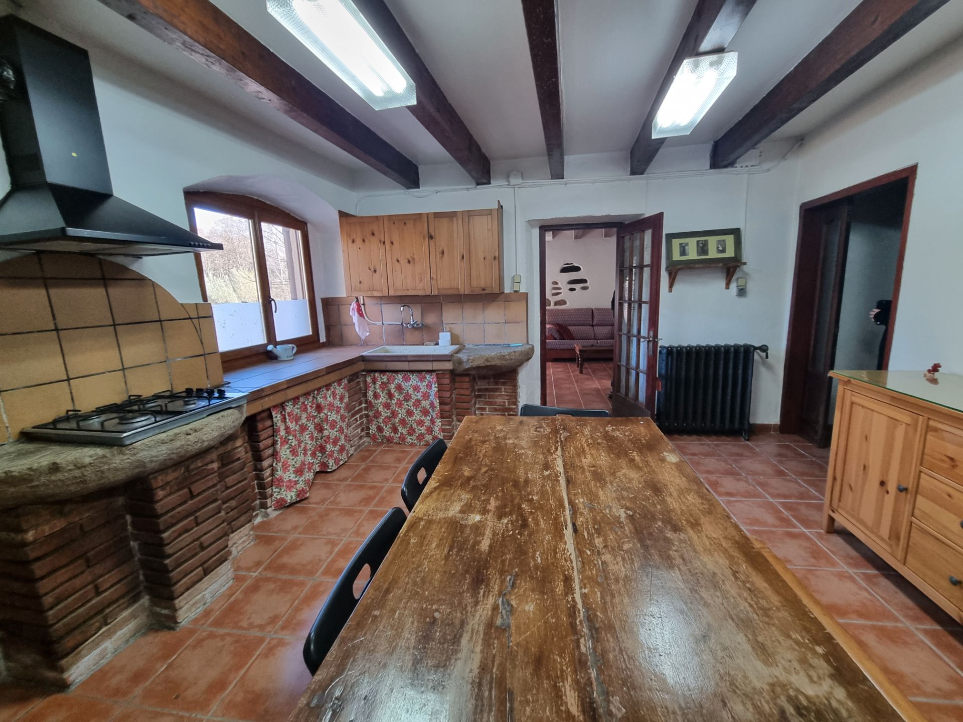 Cocina de Finca rústica en venta en Santa Maria de Palautordera con Calefacción, Jardín privado y Terraza