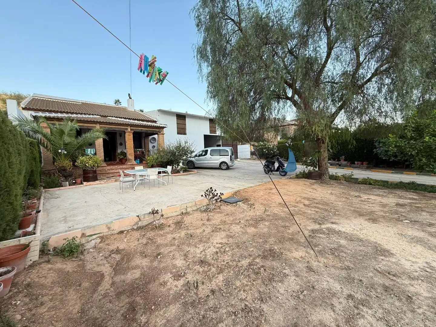 Vista exterior de Finca rústica en venda en Alameda amb Aire condicionat, Jardí privat i Terrassa