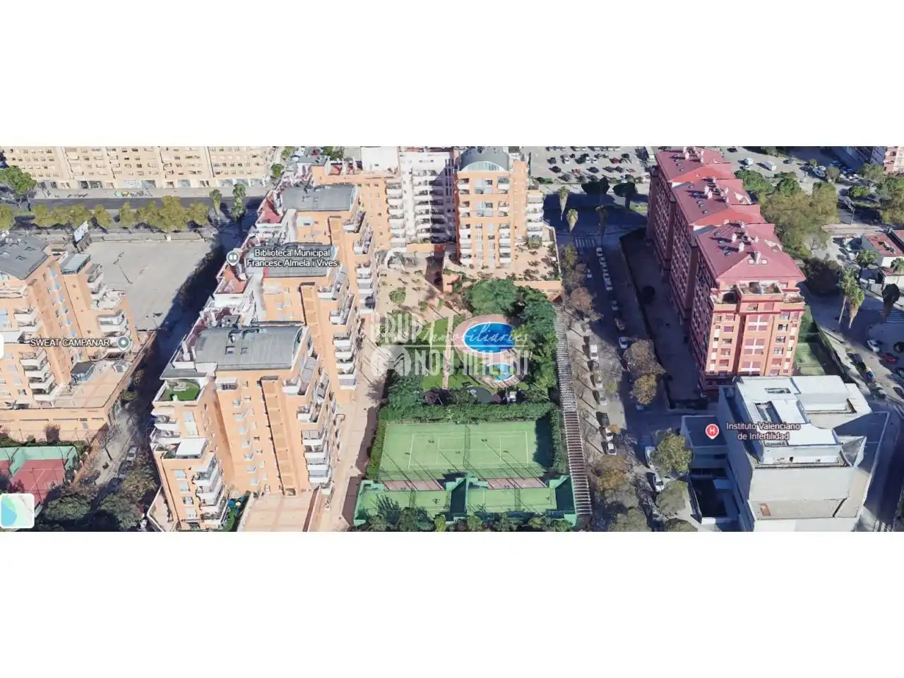 Vista exterior de Pis de lloguer en Valencia amb Aire condicionat, Terrassa i Moblat