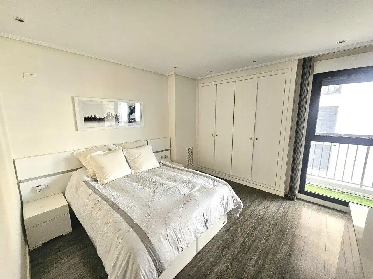 Schlafzimmer von Wohnungen zum Verkauf in Alboraya mit Klimaanlage, Privatgarten und Terrasse