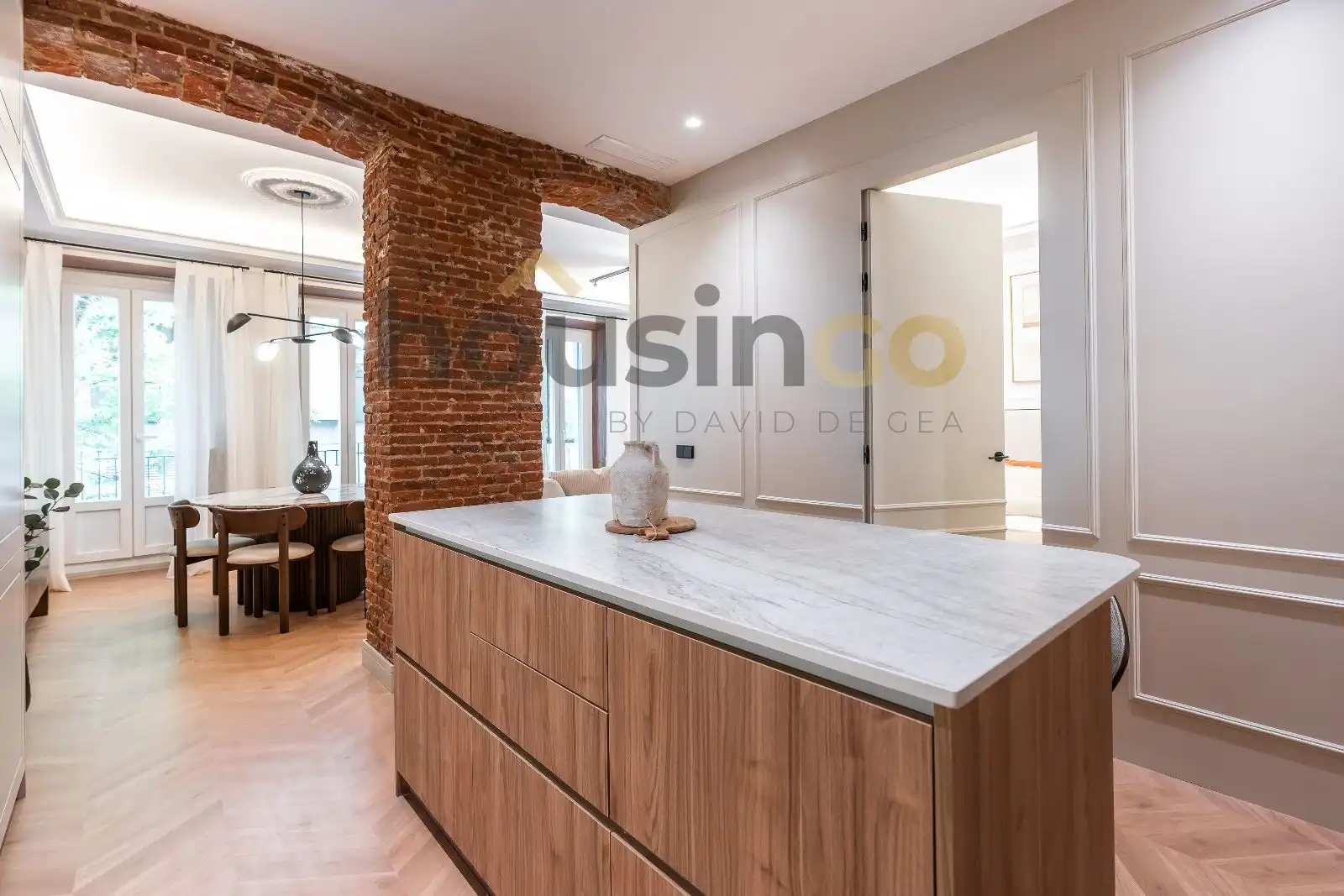 Kitchen of Flat for sale in Madrid  with Air Conditioner, Heating and Terrace