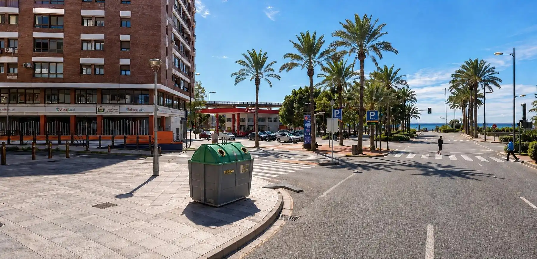 Exterior view of Flat for sale in Almería  with Air Conditioner and Heating