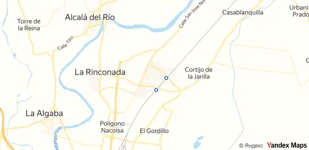 Vista exterior de Pis en venda en La Rinconada