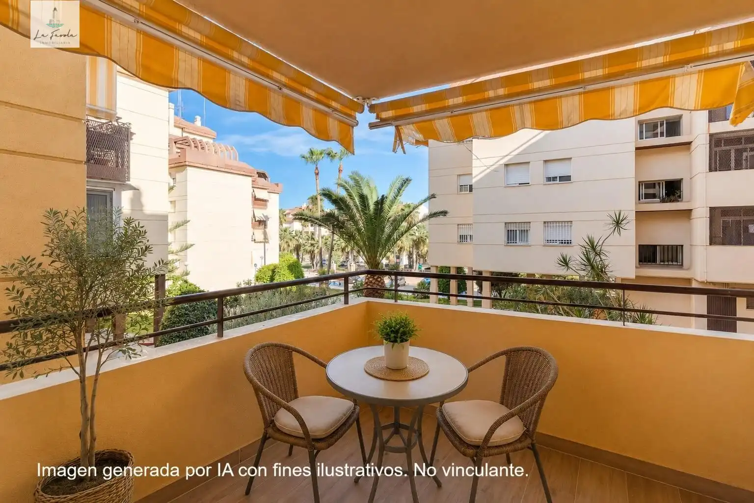 Terrasse von Wohnung zur Miete in Málaga mit Privatgarten und Terrasse