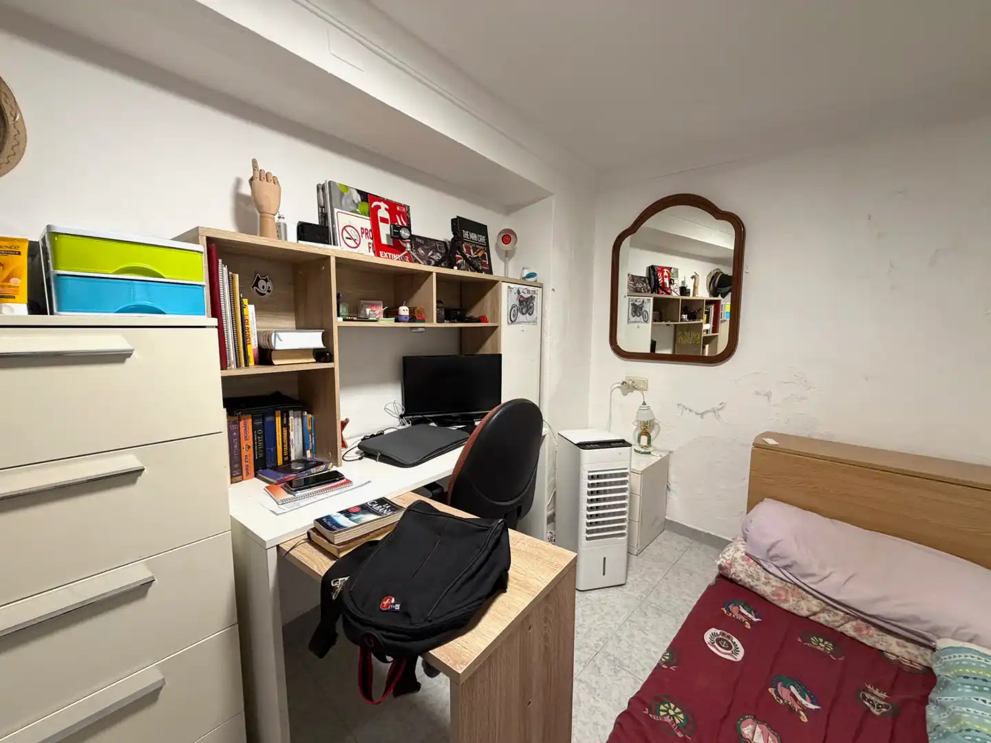 Schlafzimmer von Wohnung zum Verkauf in Álora mit Klimaanlage, Terrasse und Abstellraum