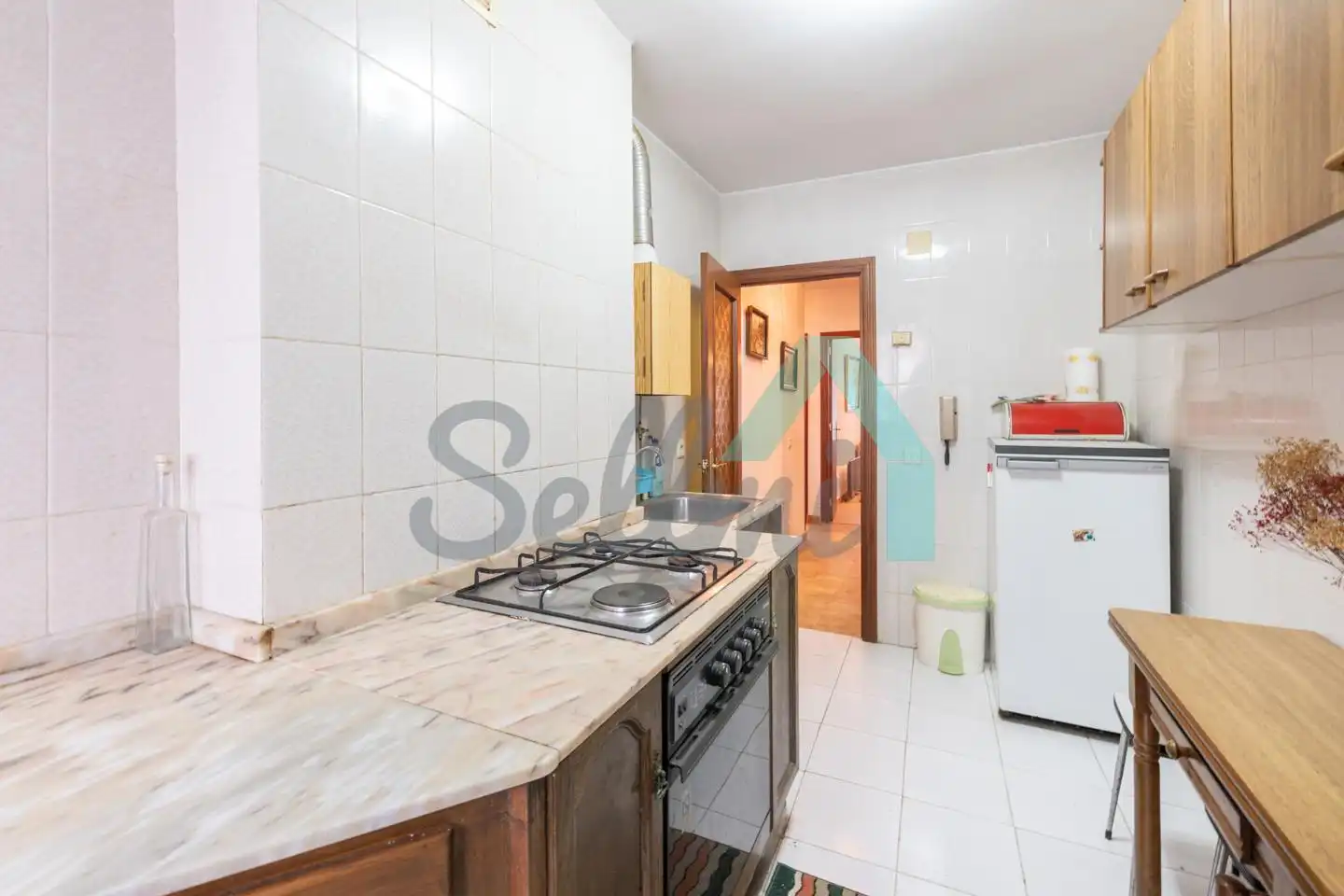 Kitchen of Flat for sale in Belmonte de Miranda  with Heating and Terrace