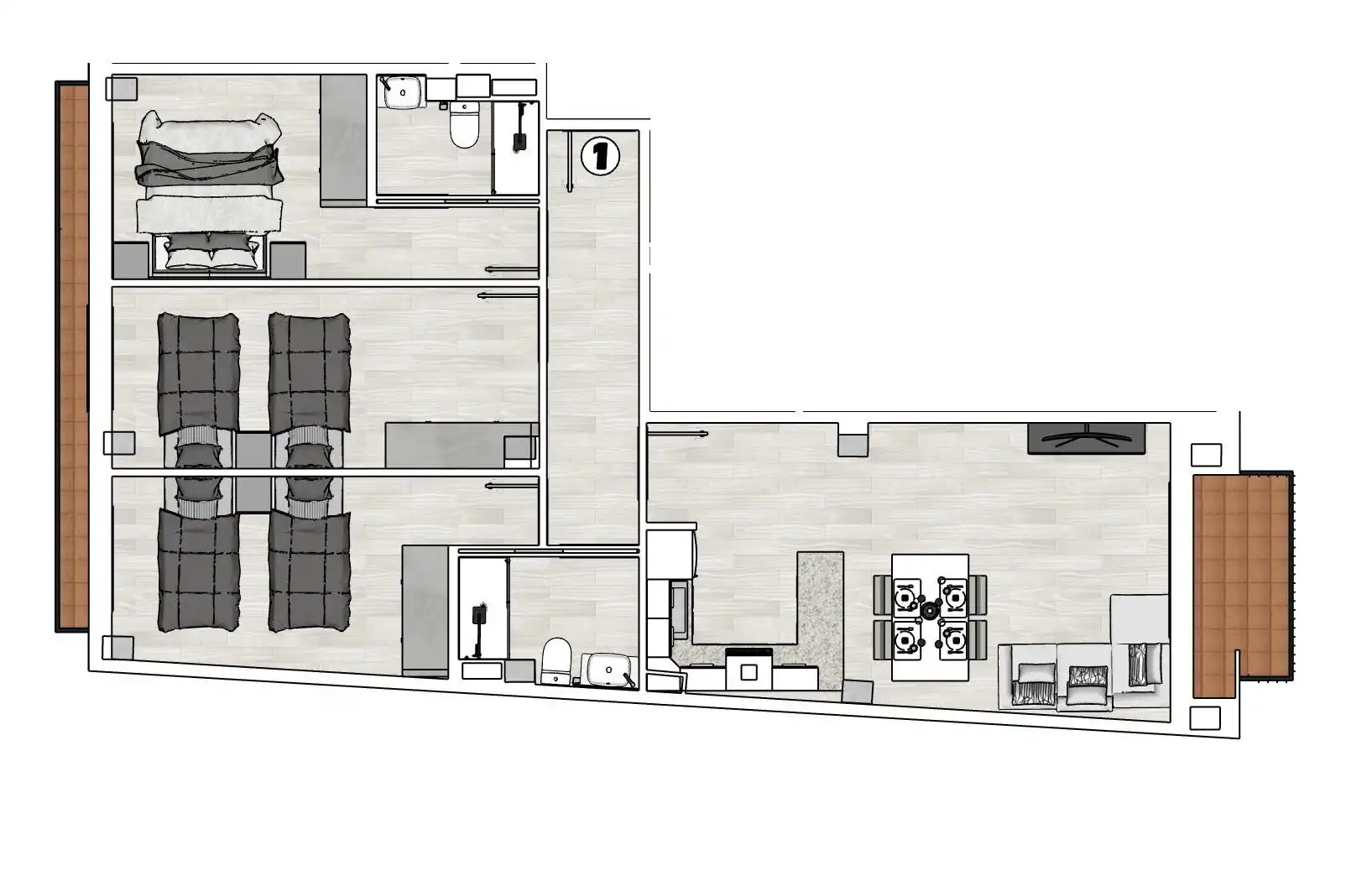 Appartement avec terrasse à vendre à Calella, imagen 9
