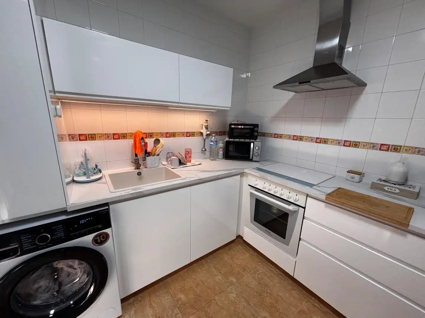 Cocina de Casa adosada en venta en Torre-Pacheco con Aire acondicionado, Jardín privado y Terraza