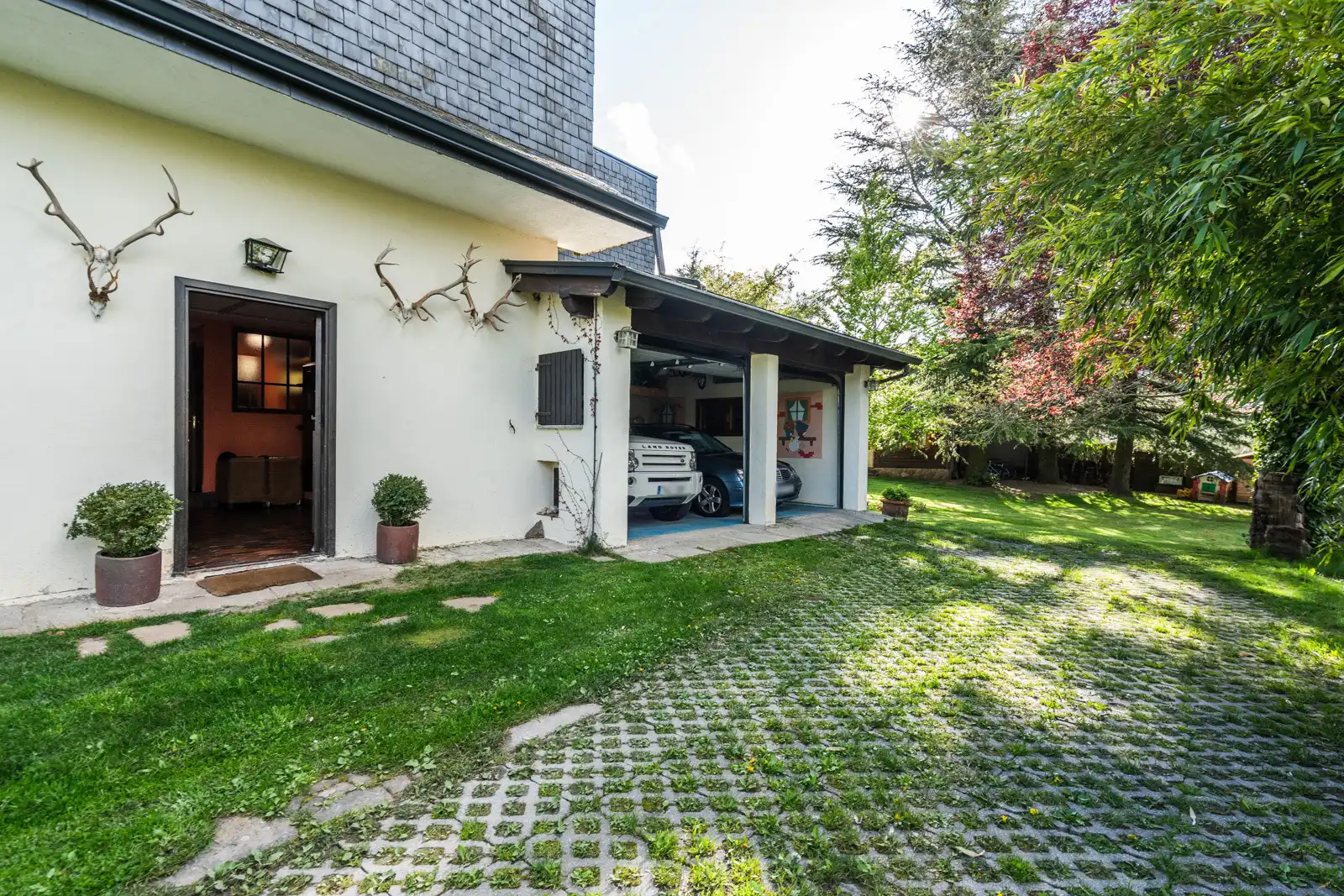 Garden of Houses for sale in El Espinar  with Heating, Private garden and Terrace