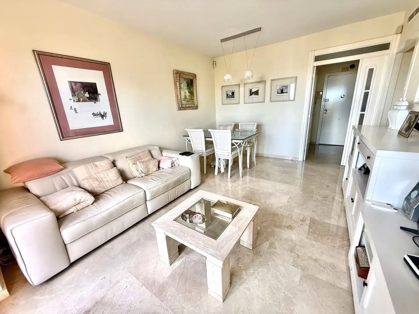 Sala de estar de Apartamento en venta en Finestrat con Aire acondicionado, Calefacción y Terraza