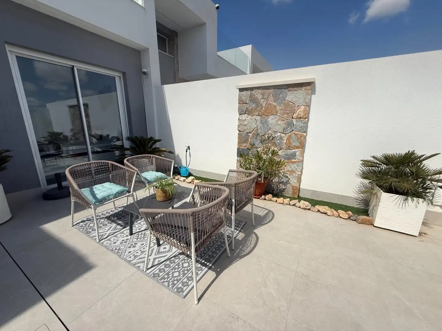 Terraza de Casa o chalet en venta en Torre-Pacheco con Calefacción, Jardín privado y Piscina
