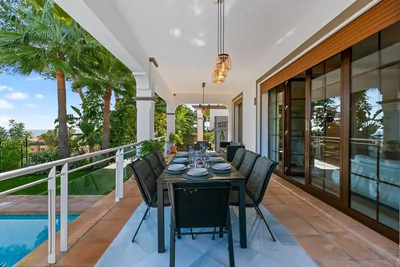 Terrace of Houses for rent in Marbella  with Air Conditioner, Heating and Private garden