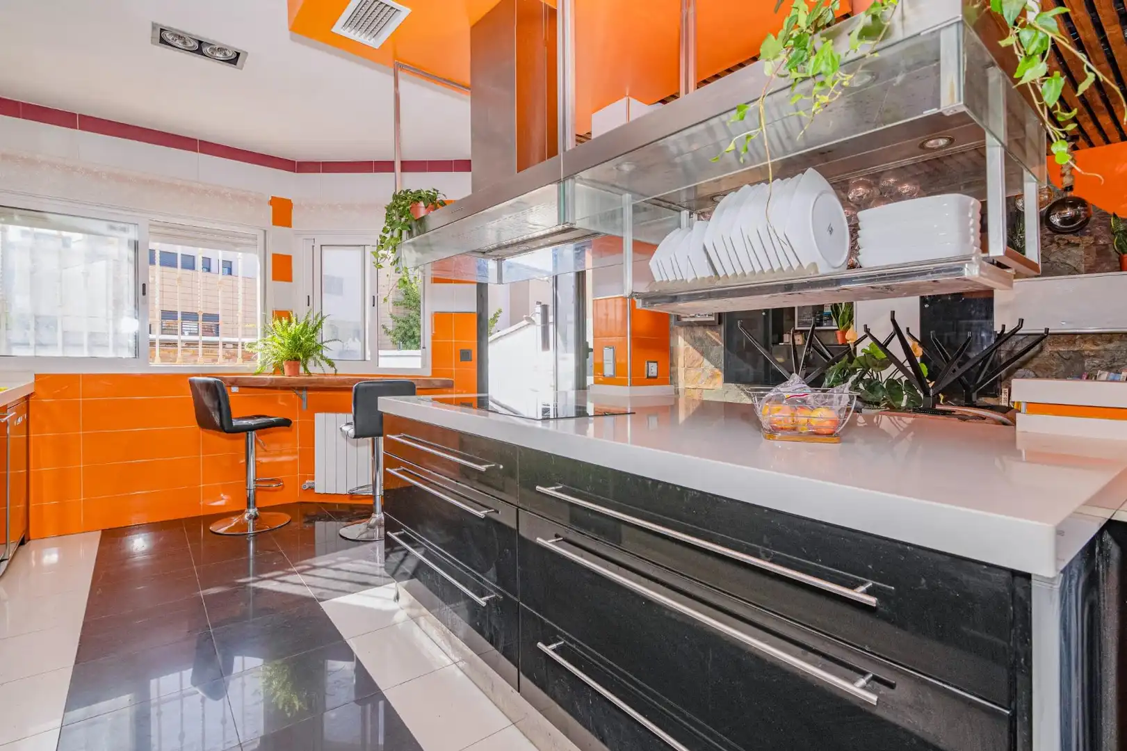 Cocina de Casa adosada en venta en Armilla con Aire acondicionado, Calefacción y Terraza