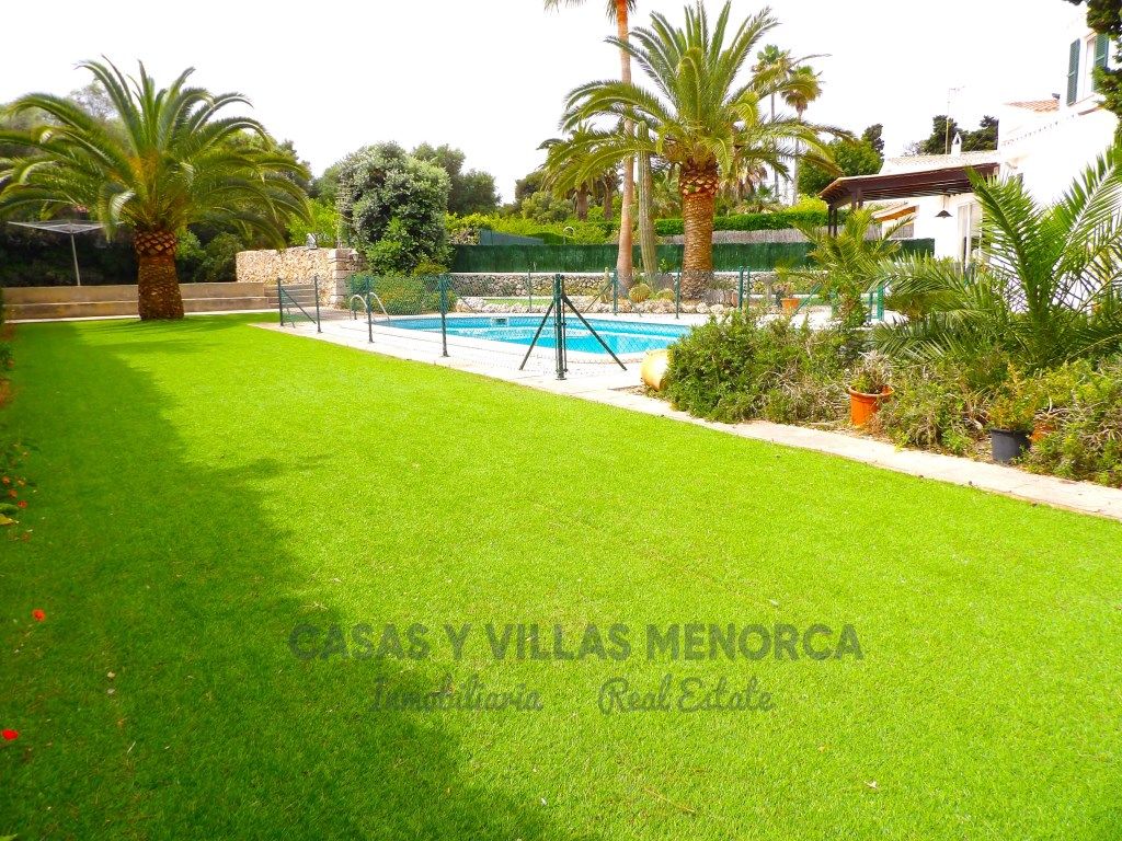 Garden of House or chalet for sale in Es Castell  with Air Conditioner, Private garden and Terrace