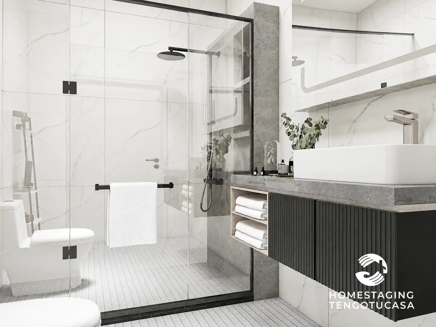Bathroom of Flat for sale in Madrid