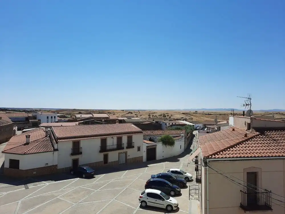 Vista exterior de Casa o chalet en venta en Brozas con Trastero