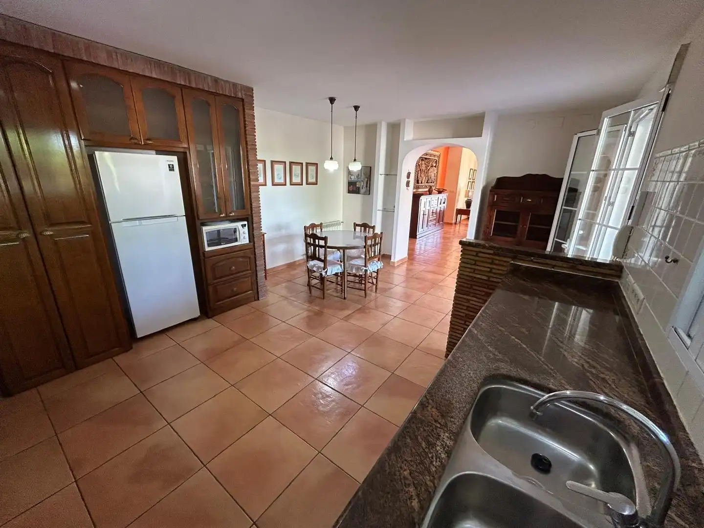 Cocina de Casa o chalet en venta en La Font d'en Carròs con Aire acondicionado, Calefacción y Jardín privado