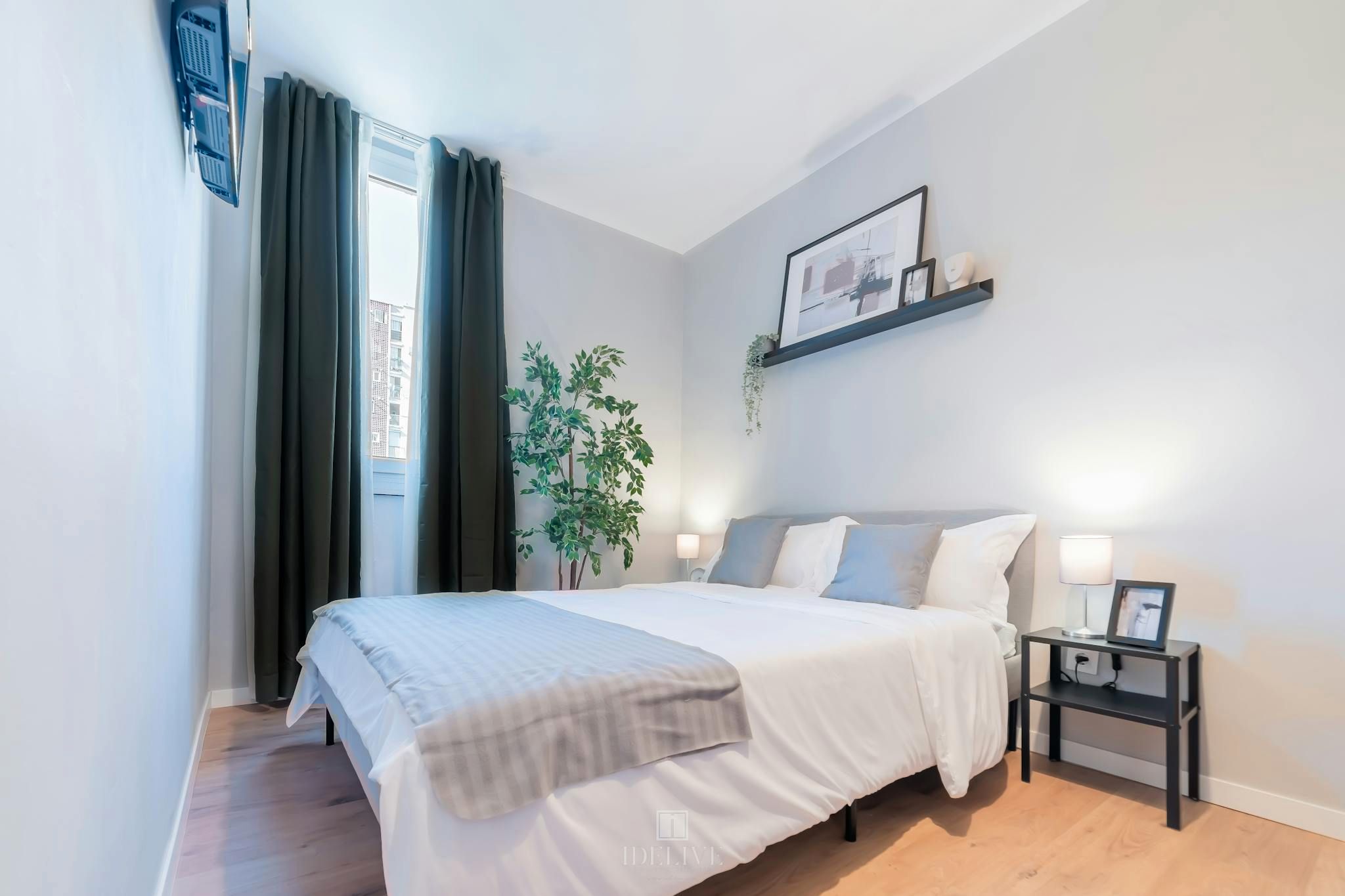 Dormitori de Pis per a compartir en  Barcelona Capital amb Calefacció, Moblat i Rentadora