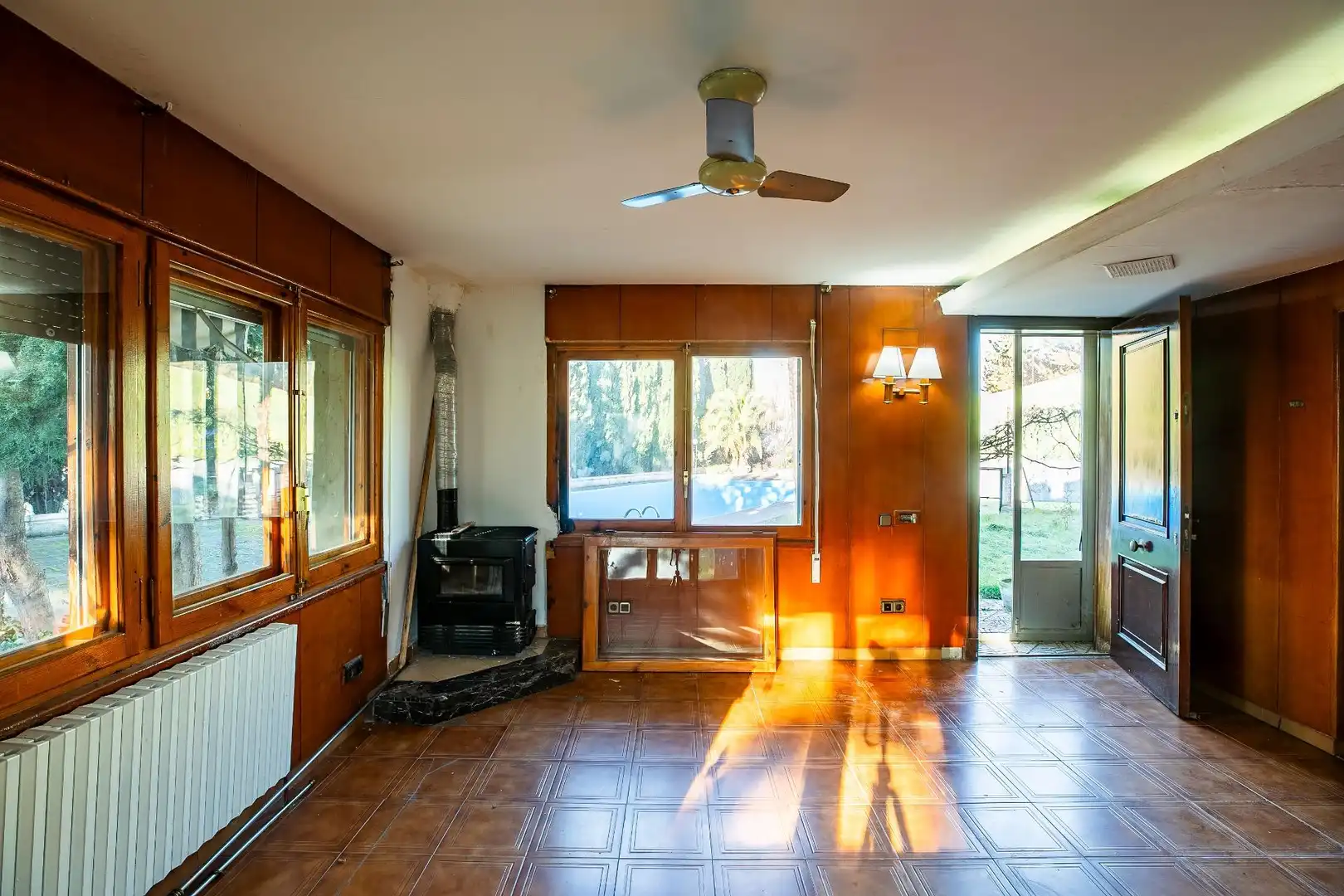Sala de estar de Casa o chalet en venta en Sádaba con Calefacción, Jardín privado y Terraza