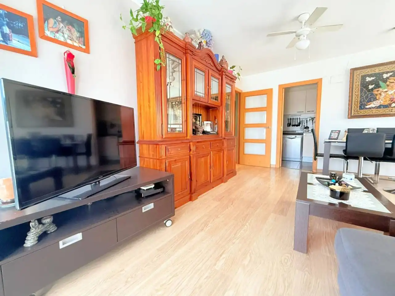 Living room of Flat for sale in Sant Celoni  with Heating, Furnished and Alarm