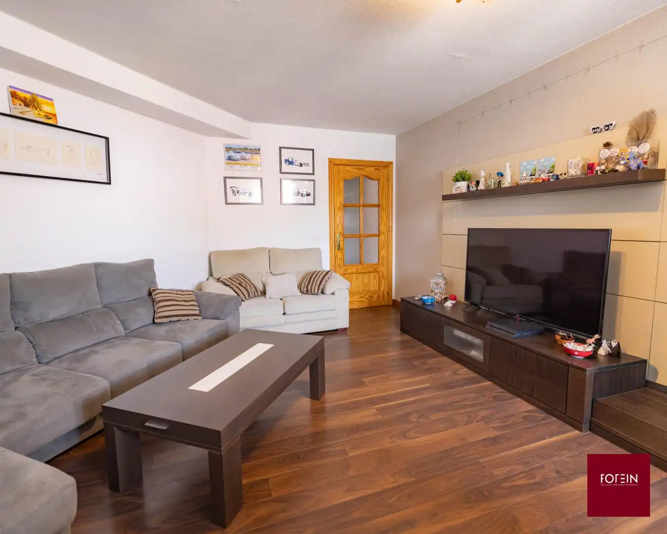 Sala de estar de Piso en venta en El Molar (Madrid) con Aire acondicionado, Calefacción y Terraza