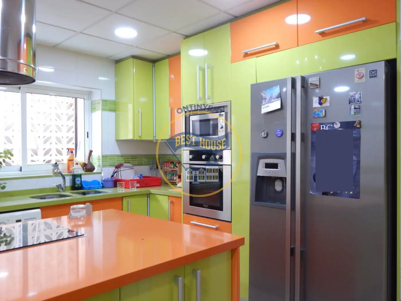 Kitchen of Houses for sale in Muro de Alcoy  with Air Conditioner, Heating and Terrace
