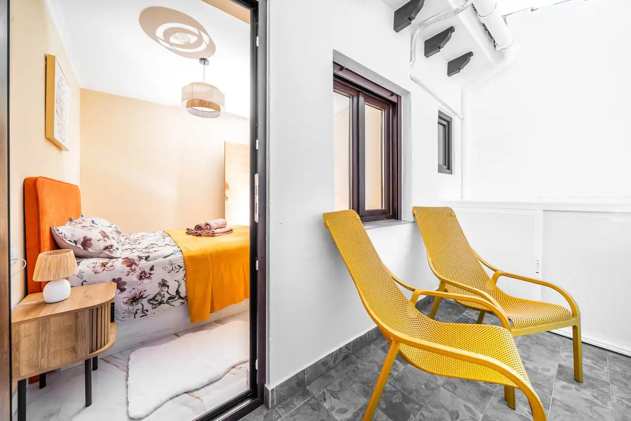 Terraza de Apartamento en venta en Torrevieja con Aire acondicionado, Piscina y Amueblado