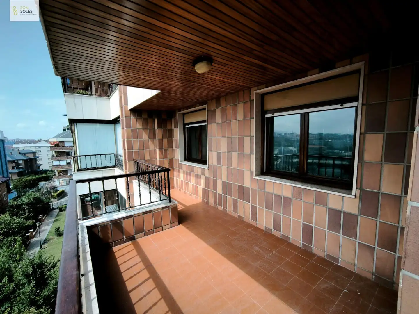 Balcony of Flat for rent in Santander  with Heating, Parquet flooring and Terrace
