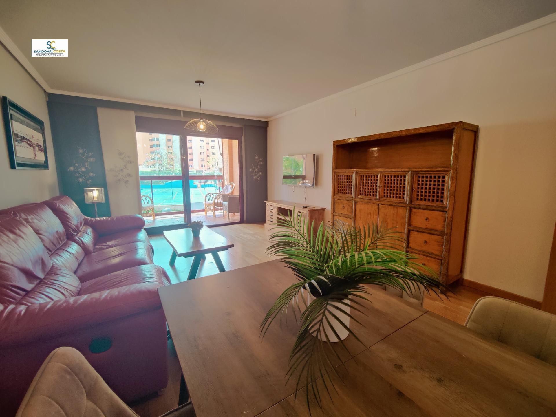 Living room of Flat for sale in Alicante / Alacant  with Air Conditioner, Private garden and Terrace