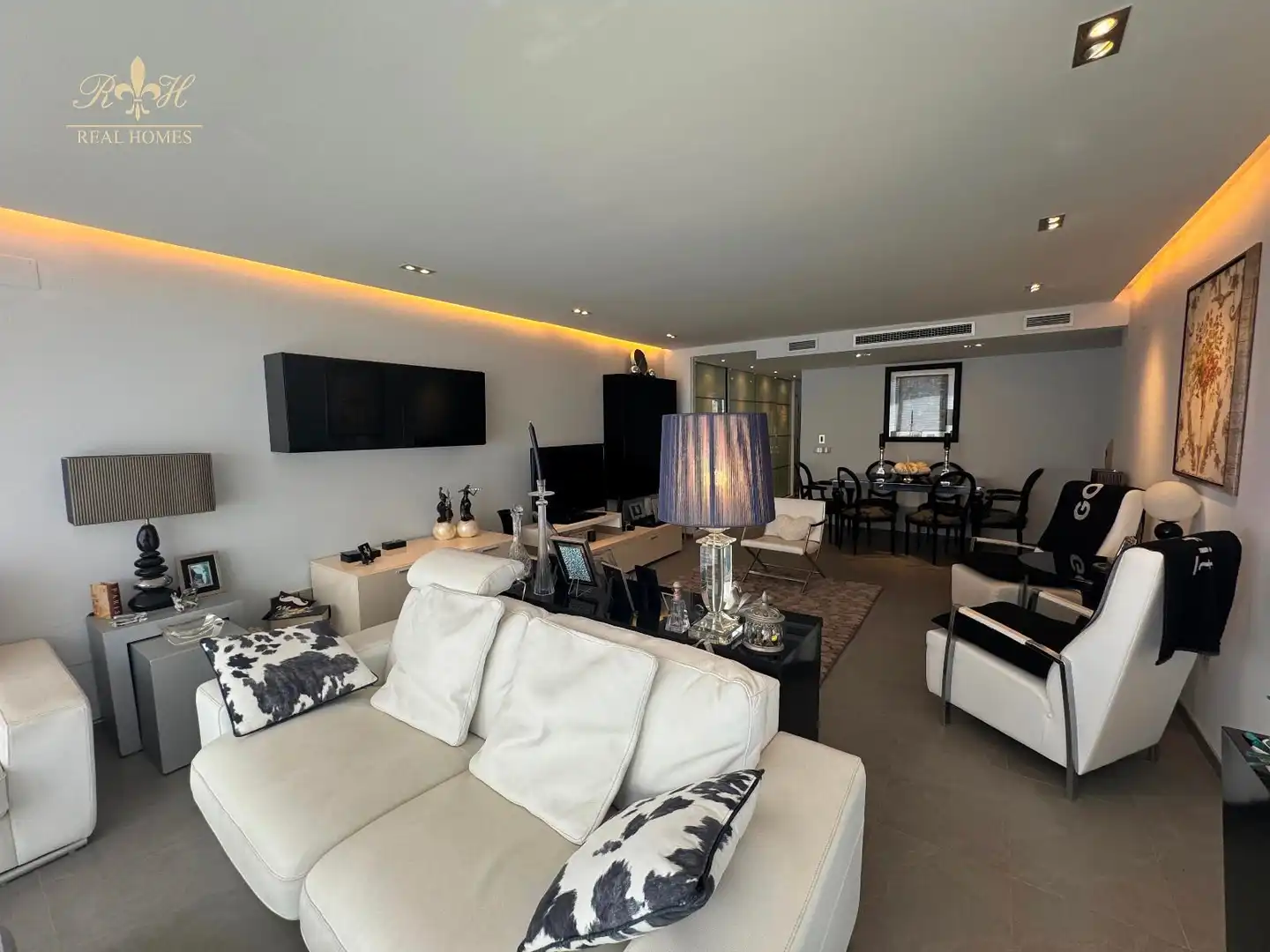 Wohnzimmer von Wohnung zum Verkauf in Altea mit Klimaanlage, Heizung und Terrasse