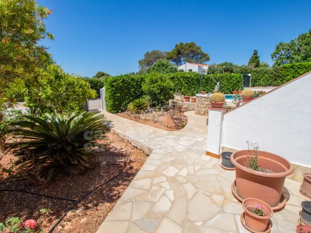Garden of Houses for sale in Sant Lluís  with Heating, Private garden and Terrace