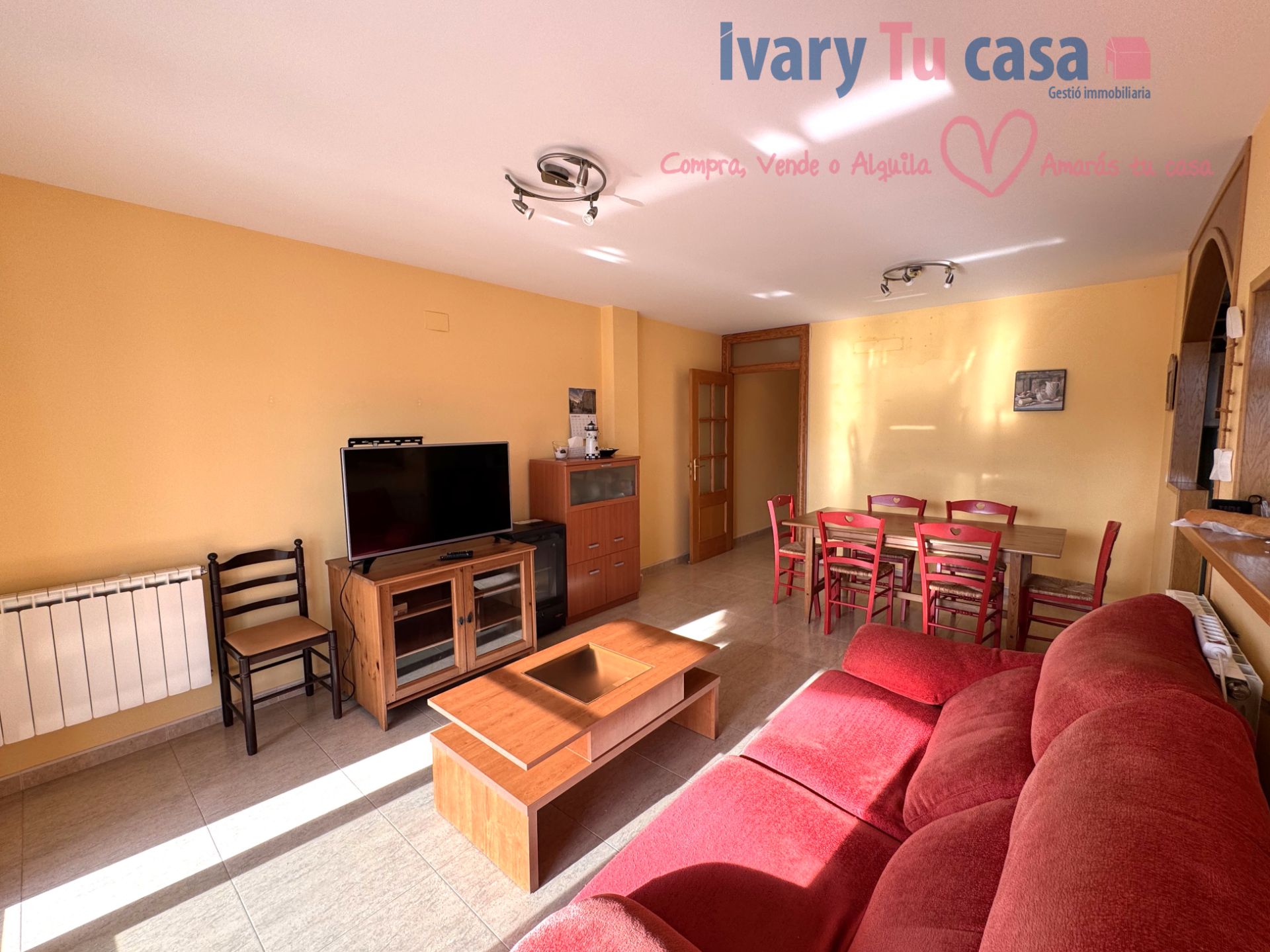 Living room of Flat for sale in Sant Joan de Moró  with Terrace and Balcony