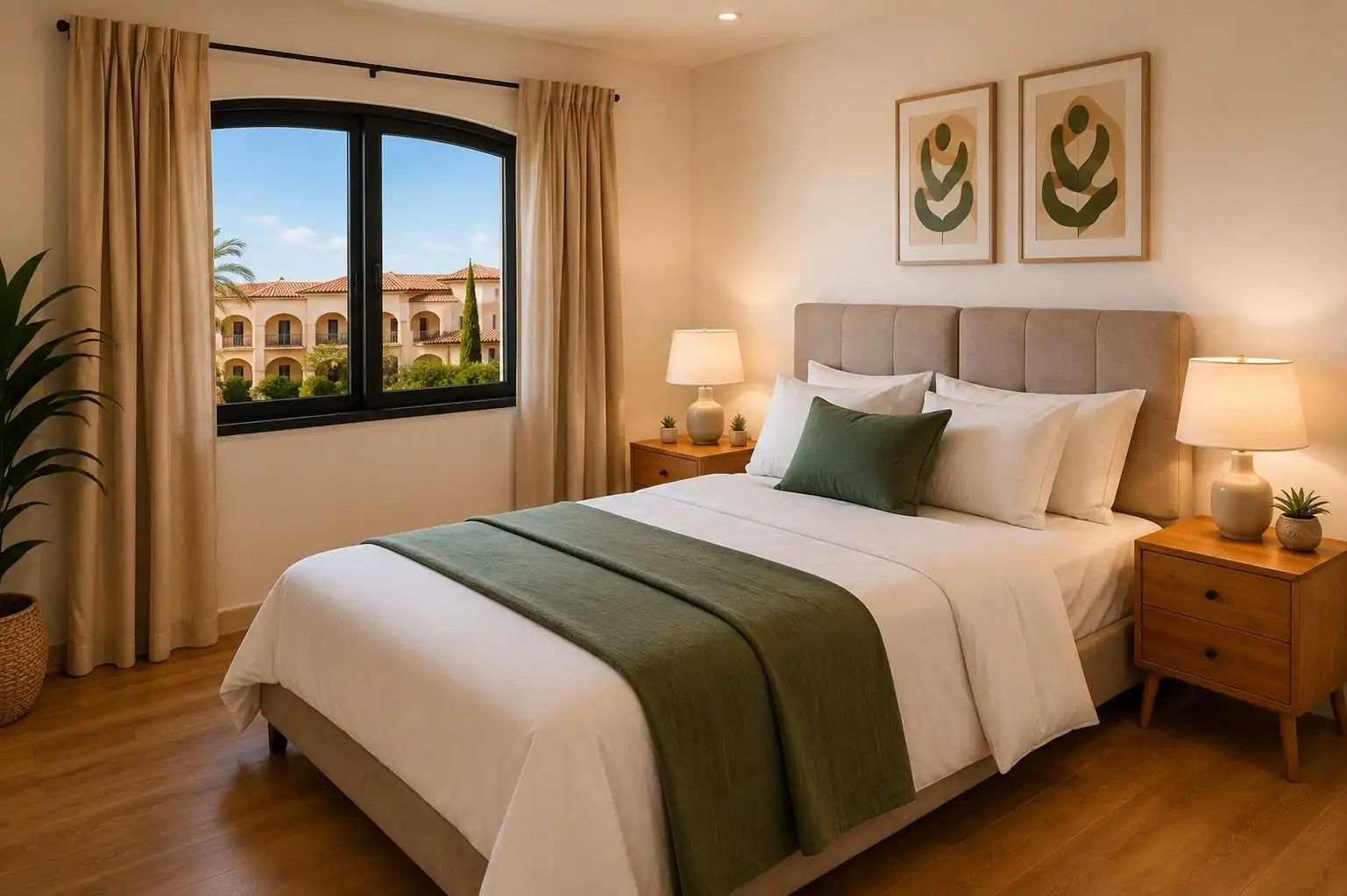 Dormitori de Apartament en venda en Los Alcázares amb Aire condicionat, Terrassa i Moblat