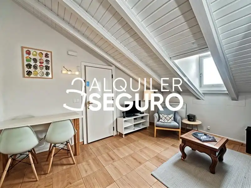 Living room of Study for rent in Madrid  with Air Conditioner, Heating and Furnished